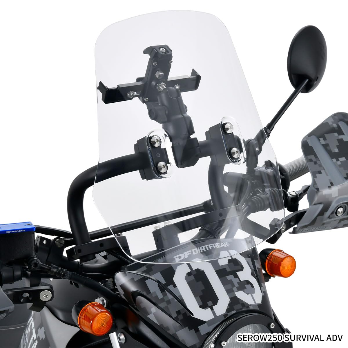 Amazon.com: Zeta Adventure Windshield - ZE70-1411 : Automotive
